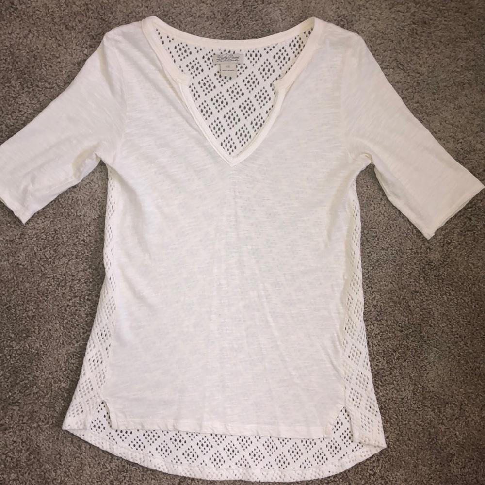 Lucky brand cream top